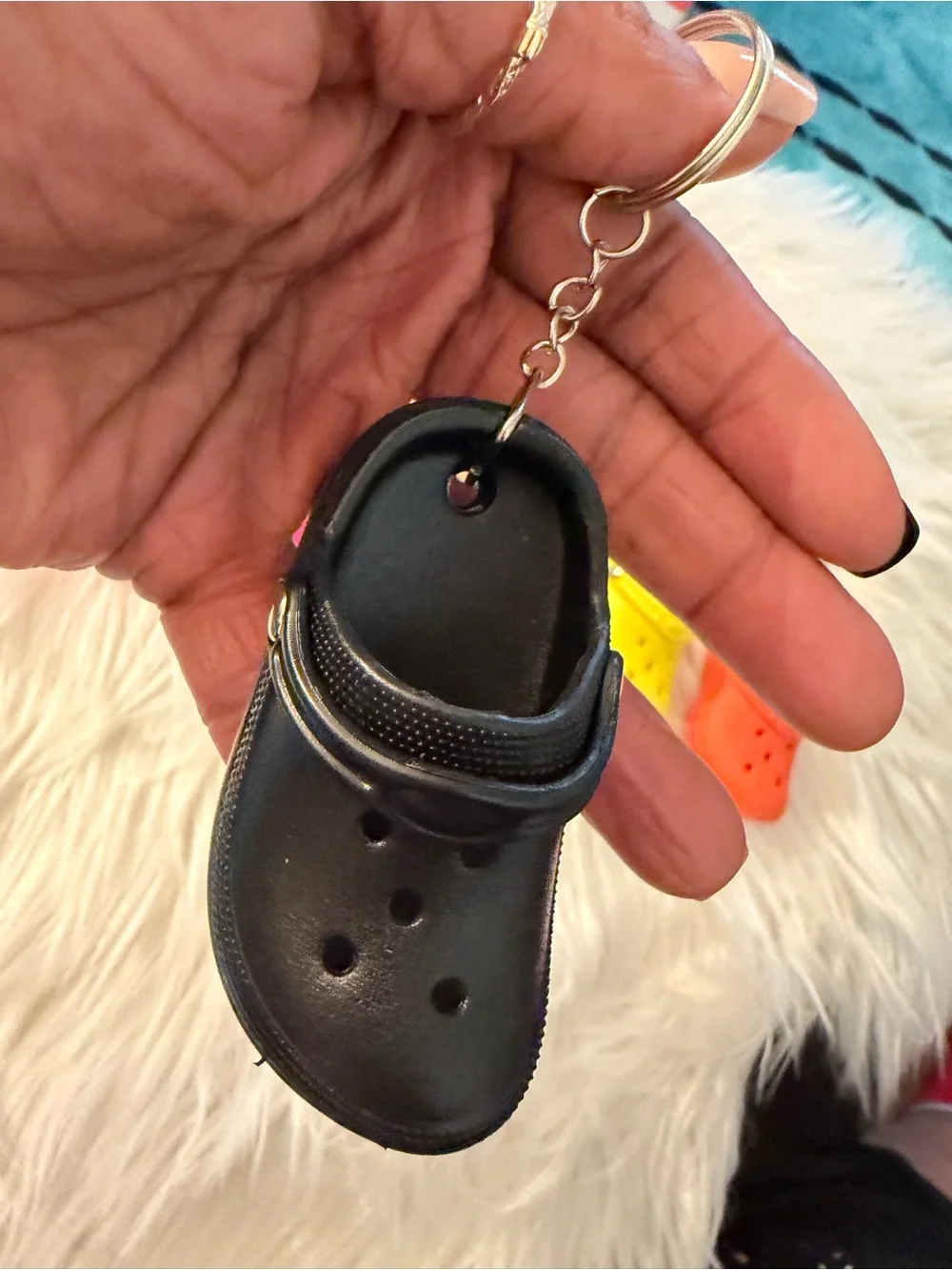 (4-Left)  NWOT (Various) Mini Clog Keychain Charms in Multiple Colors - Picture 10 of 10